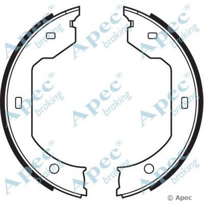 APEC BRAKING shu666 -  Комплект тормозных колодок